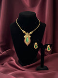 Nagapadam Pendant Necklace with Studs