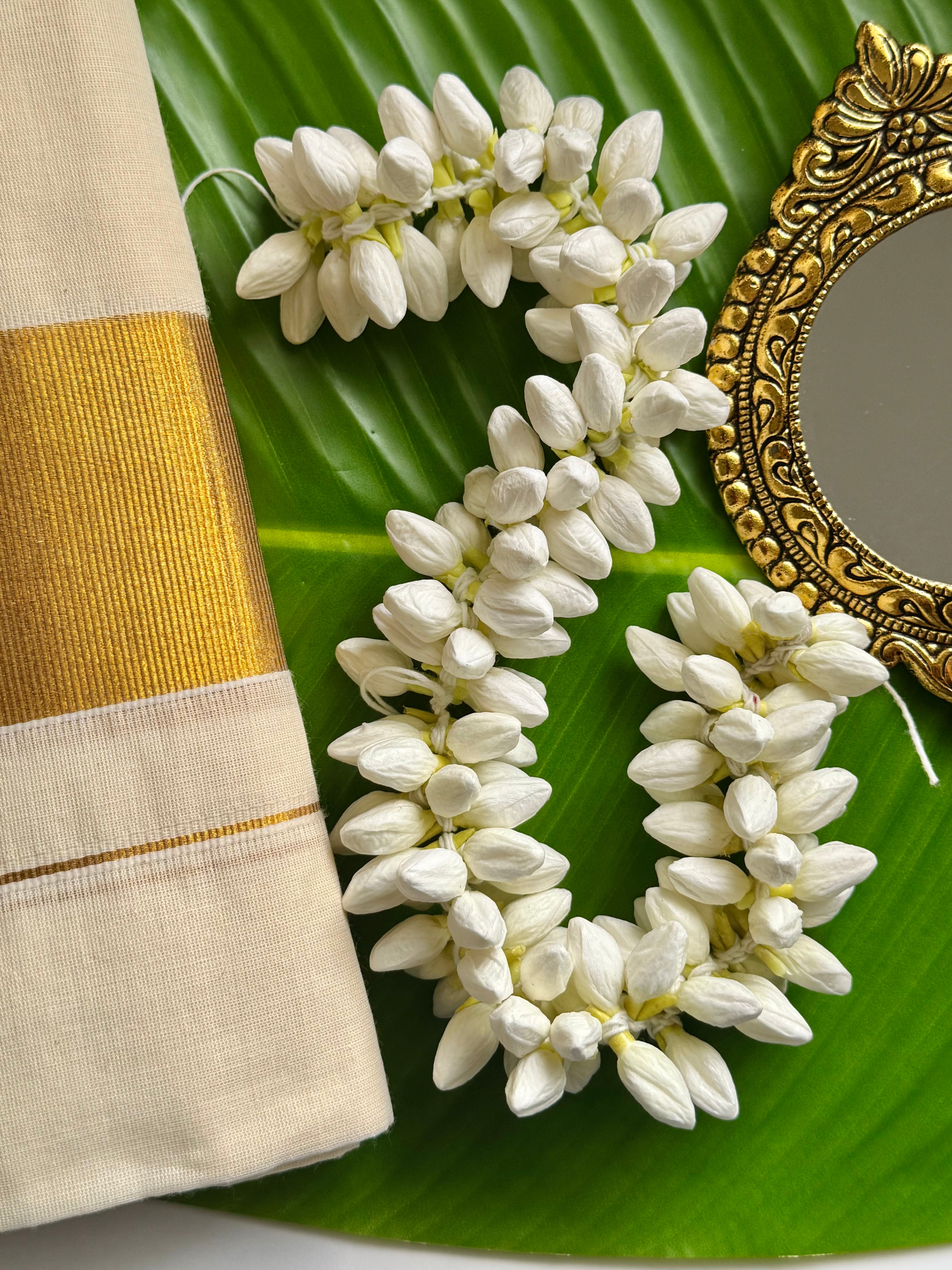 Jasmine bud artificial garland (1 Muzham)