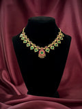 Palakka Maala Green 6x6 Gold plated