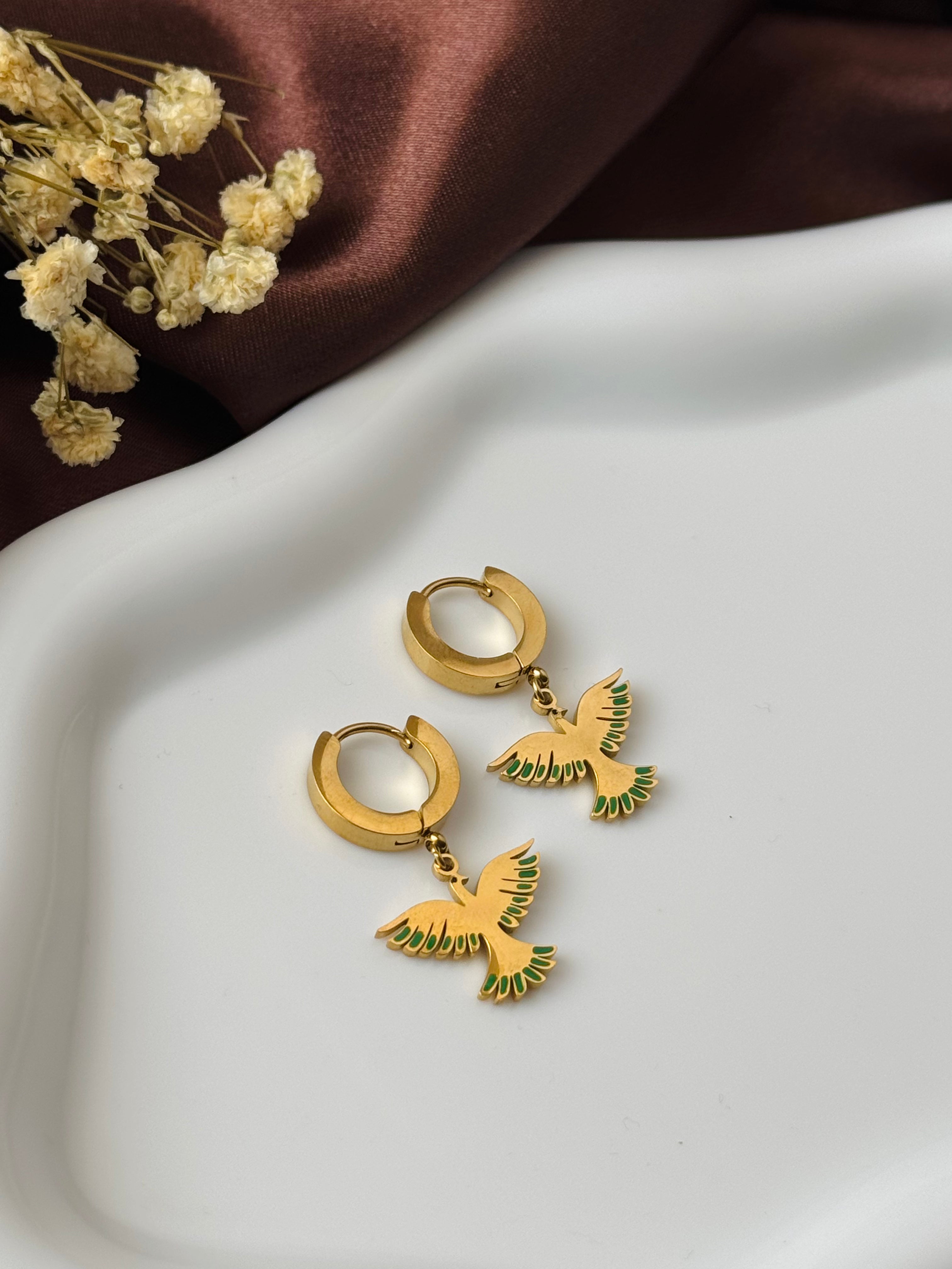 Golden Dove Hoops