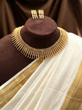 Traditional Mullamottu mala necklace set