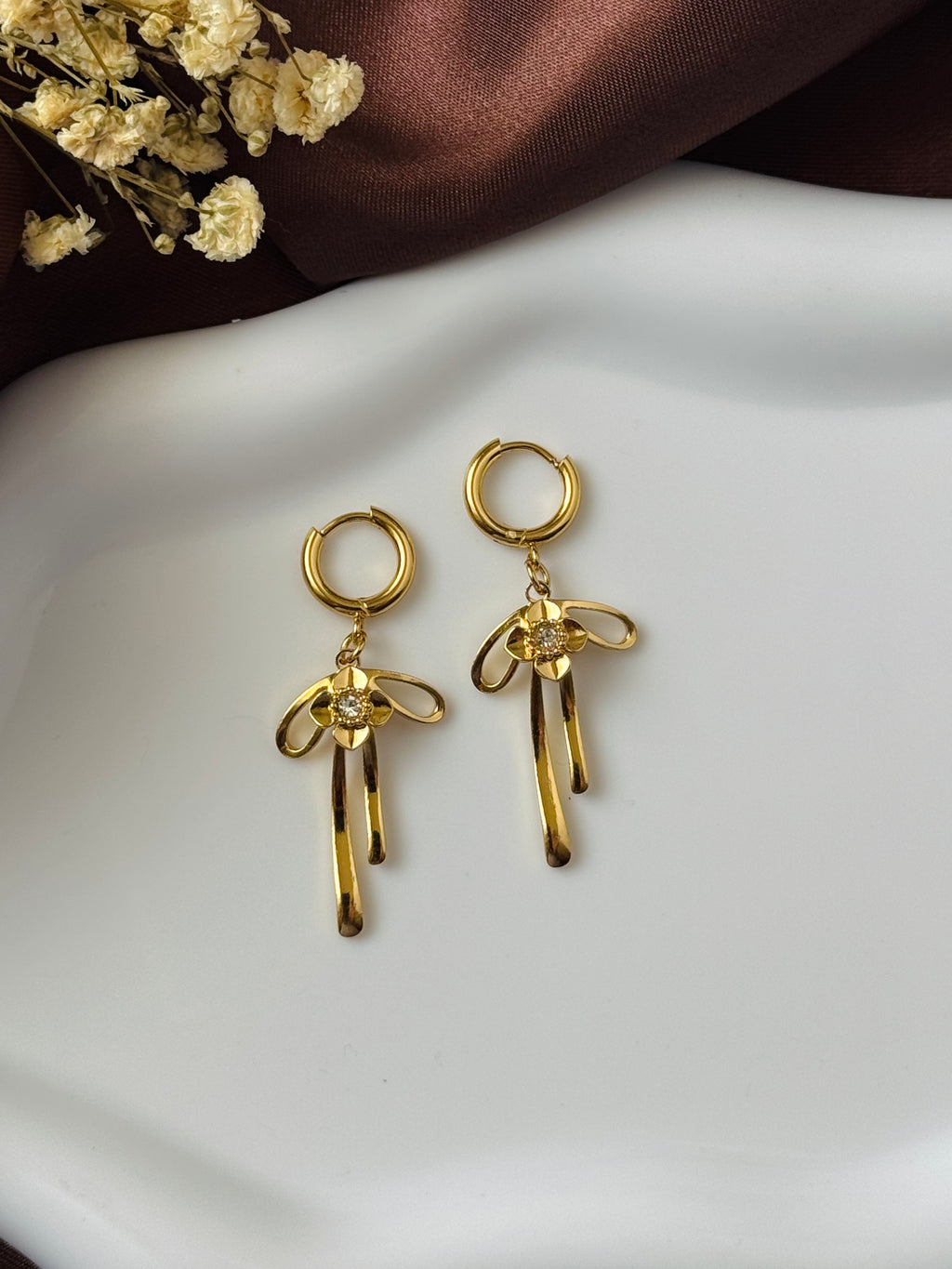 Petal & Bow Hoops