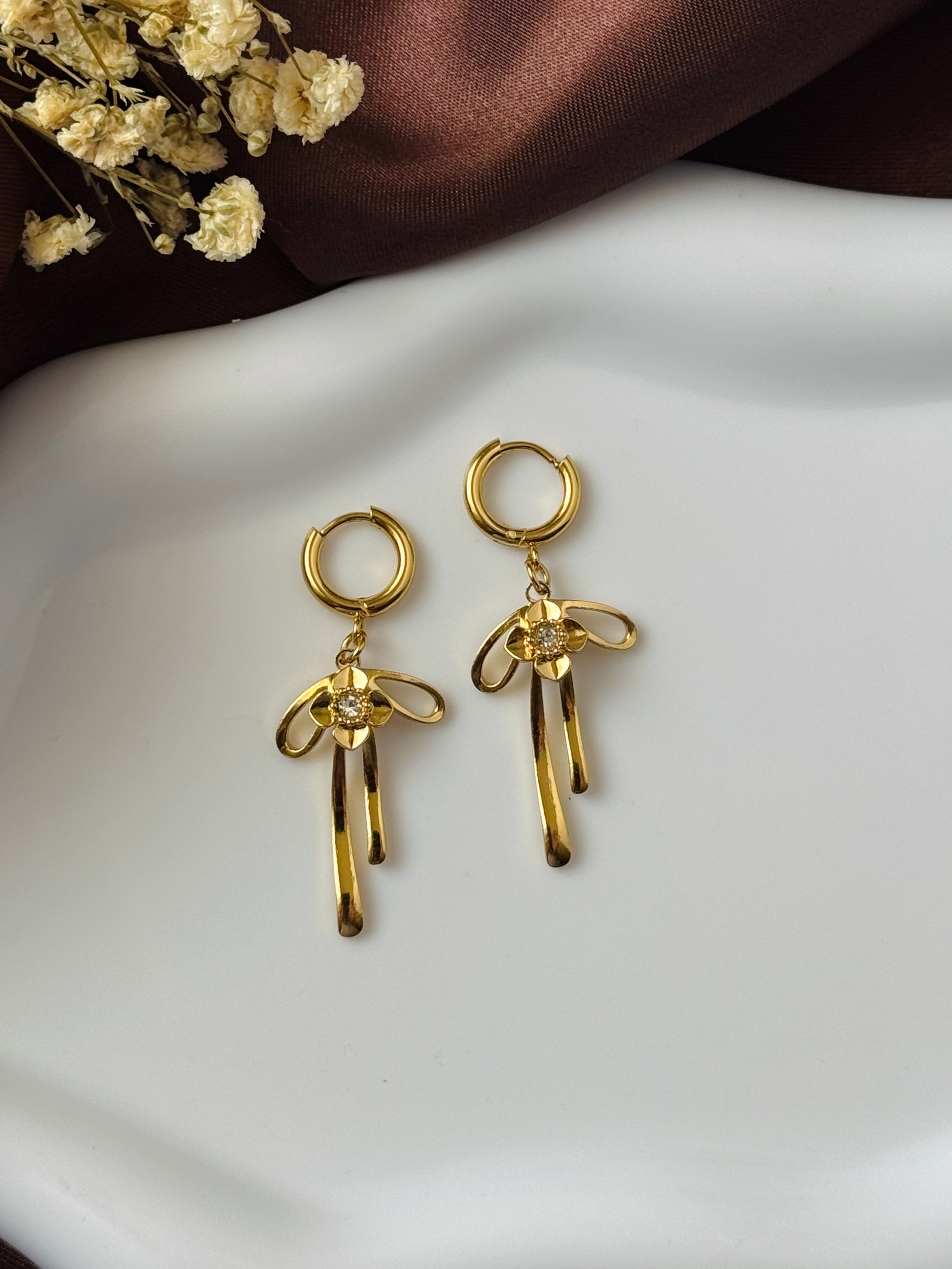 Petal & Bow Hoops