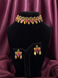 Palakka Elakkathali Choker Set - Pink