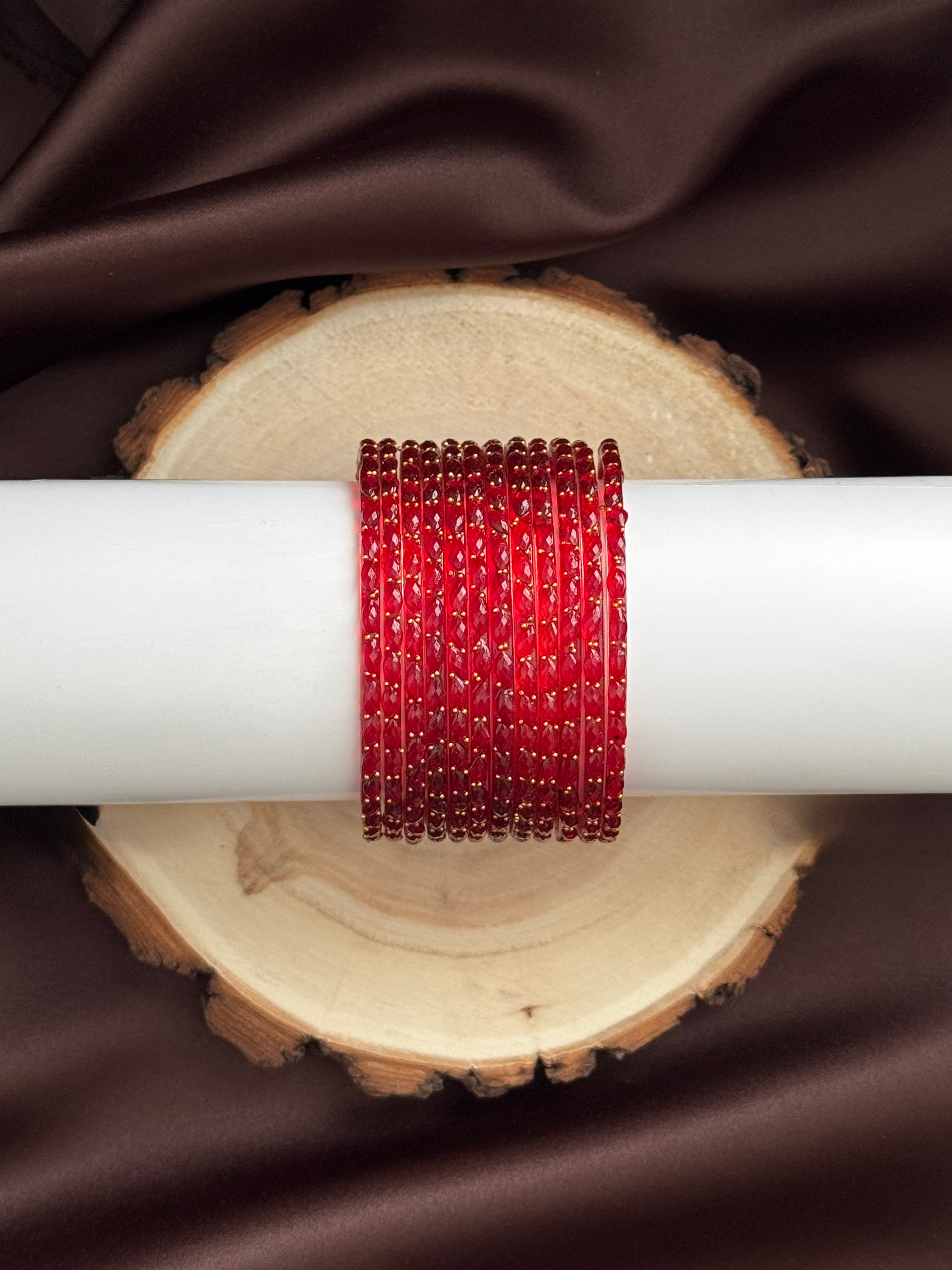 Raindrop Glass Bangles