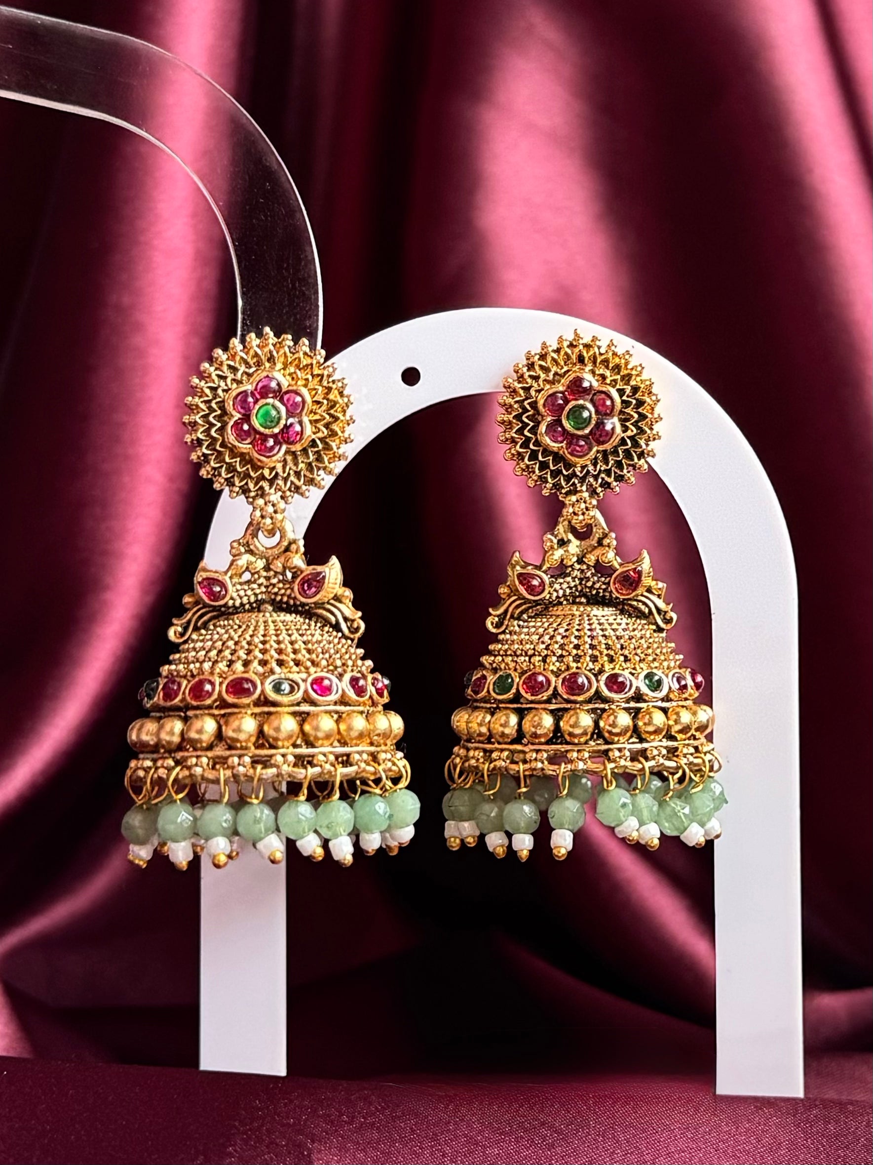Antique finish Jhumka