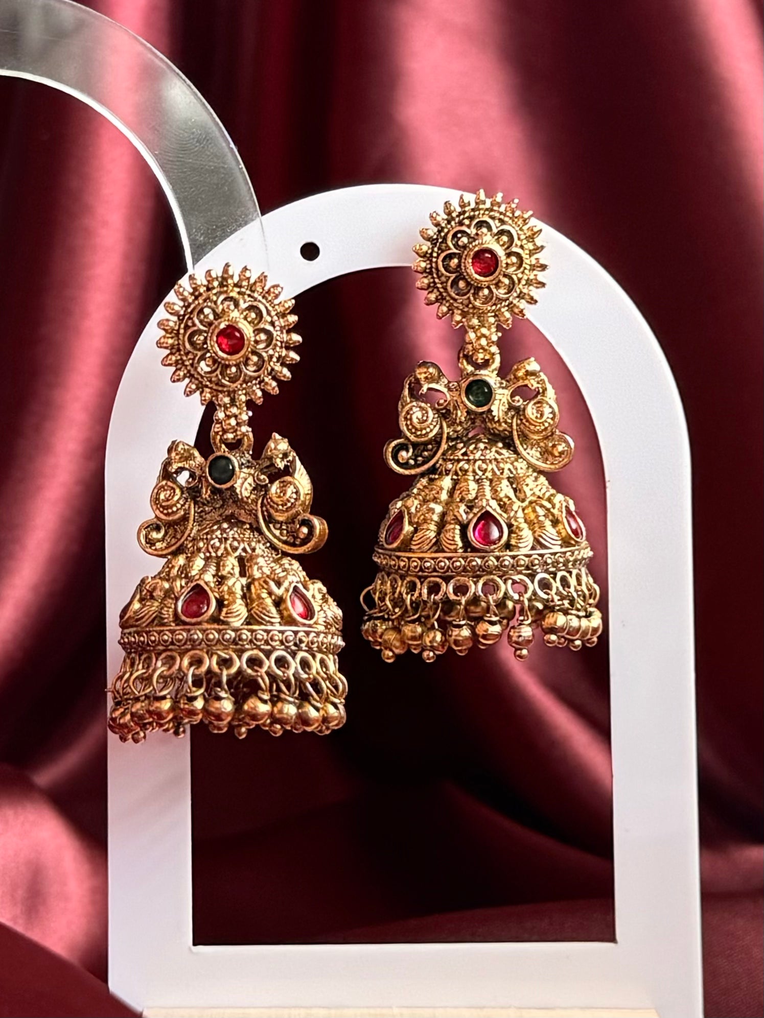 Antique finish Jhumka
