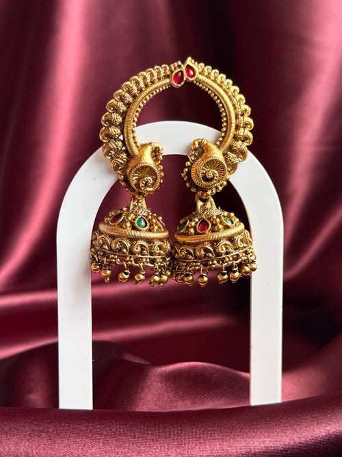 Antique finish Ear Cuff Jhumka