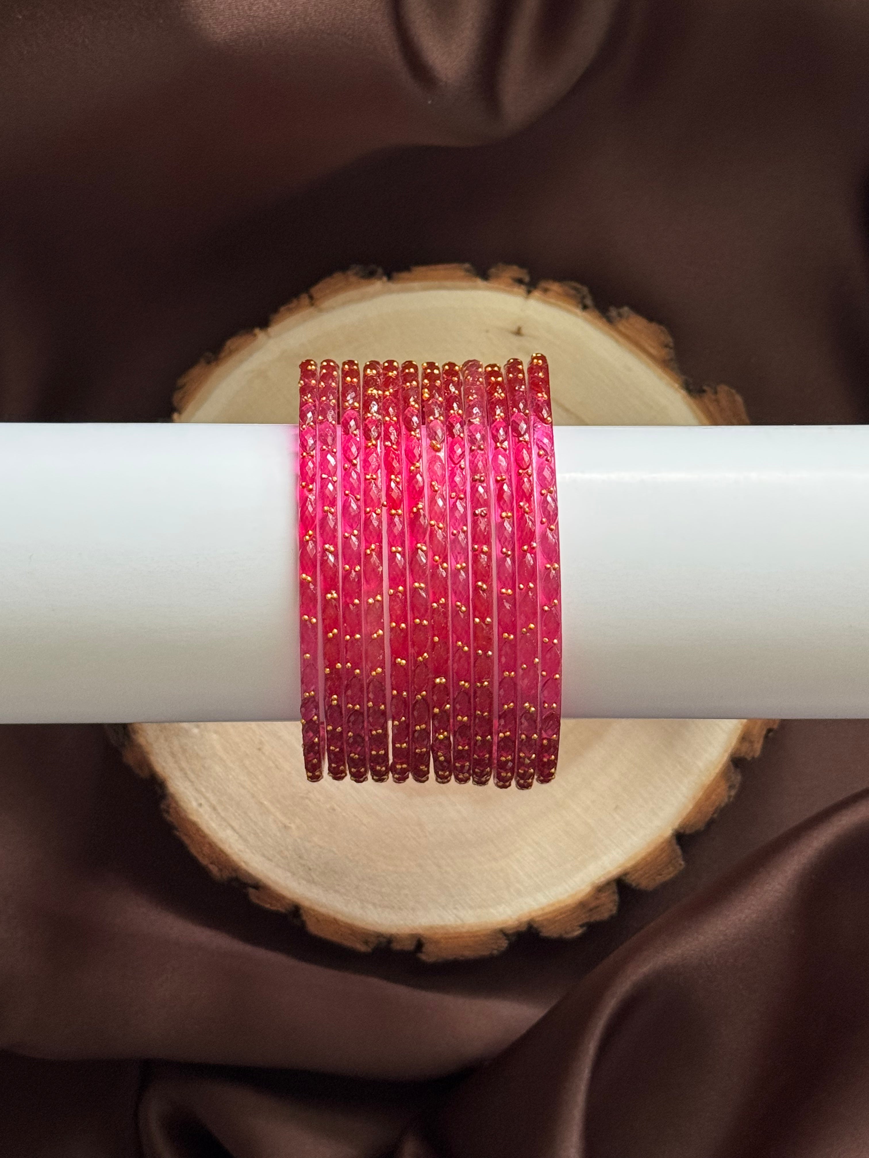 Raindrop Glass Bangles