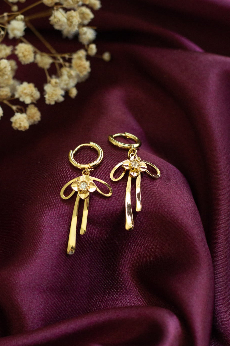 Petal & Bow Hoops
