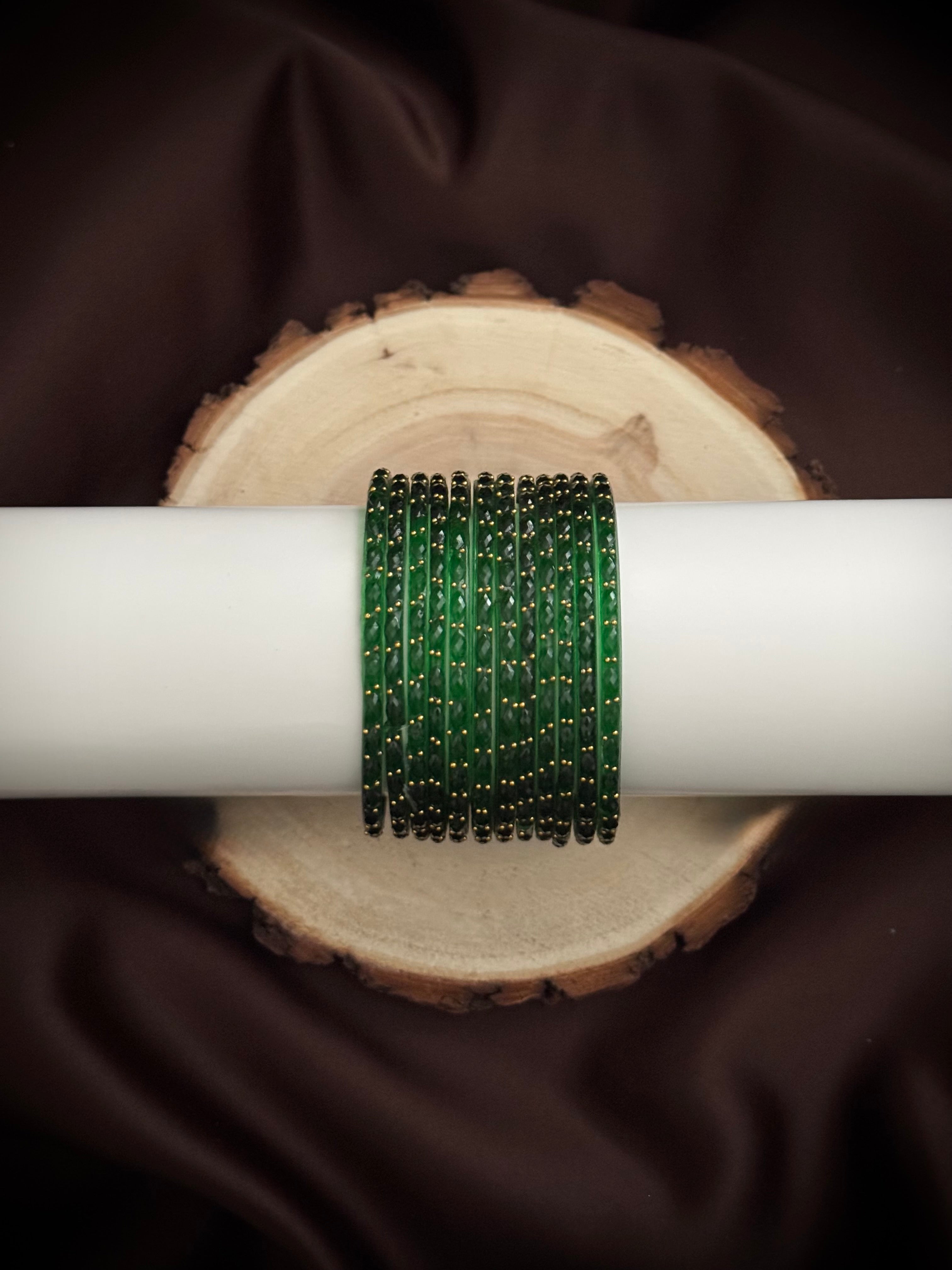 Raindrop Glass Bangles