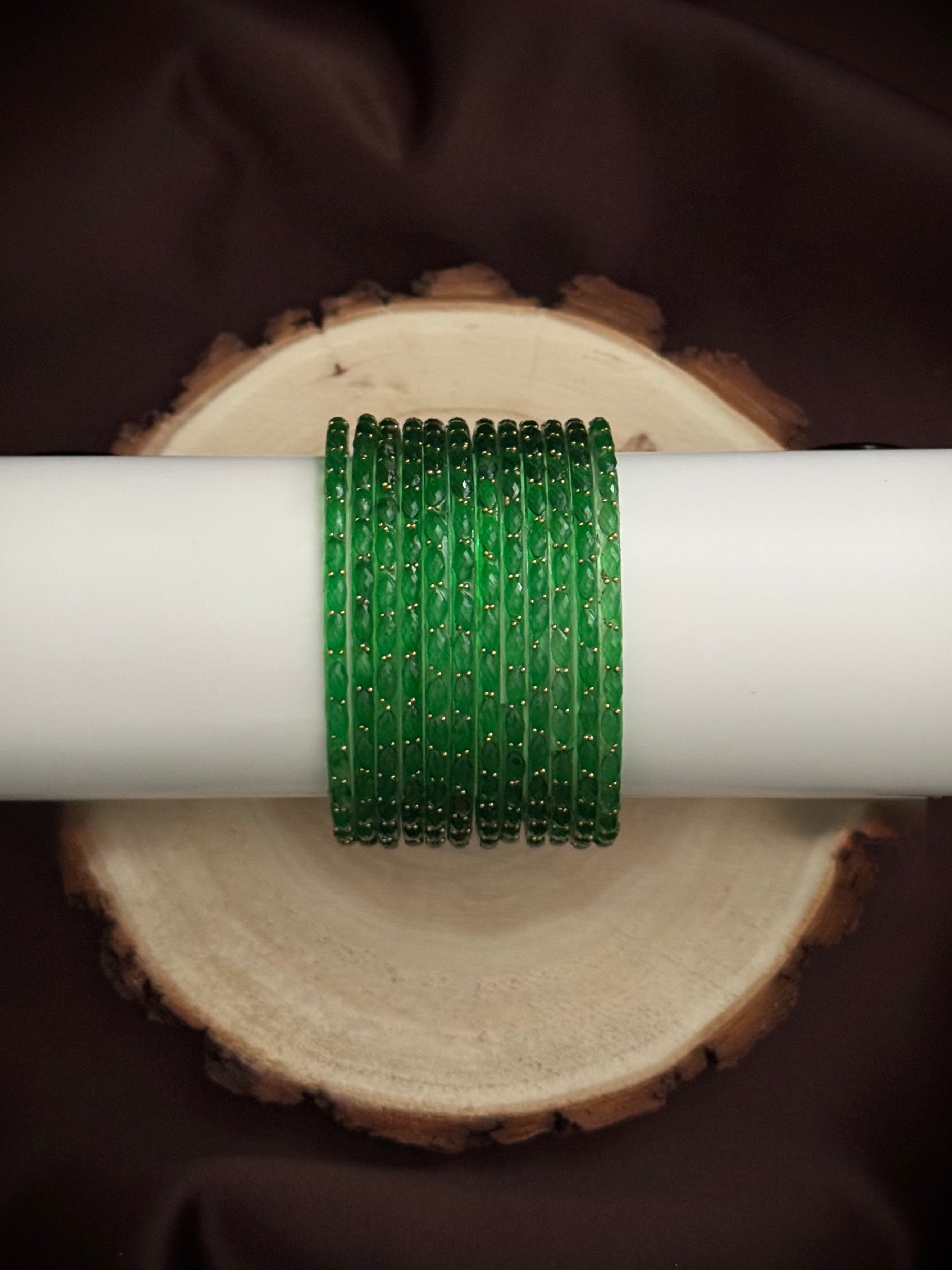 Raindrop Glass Bangles