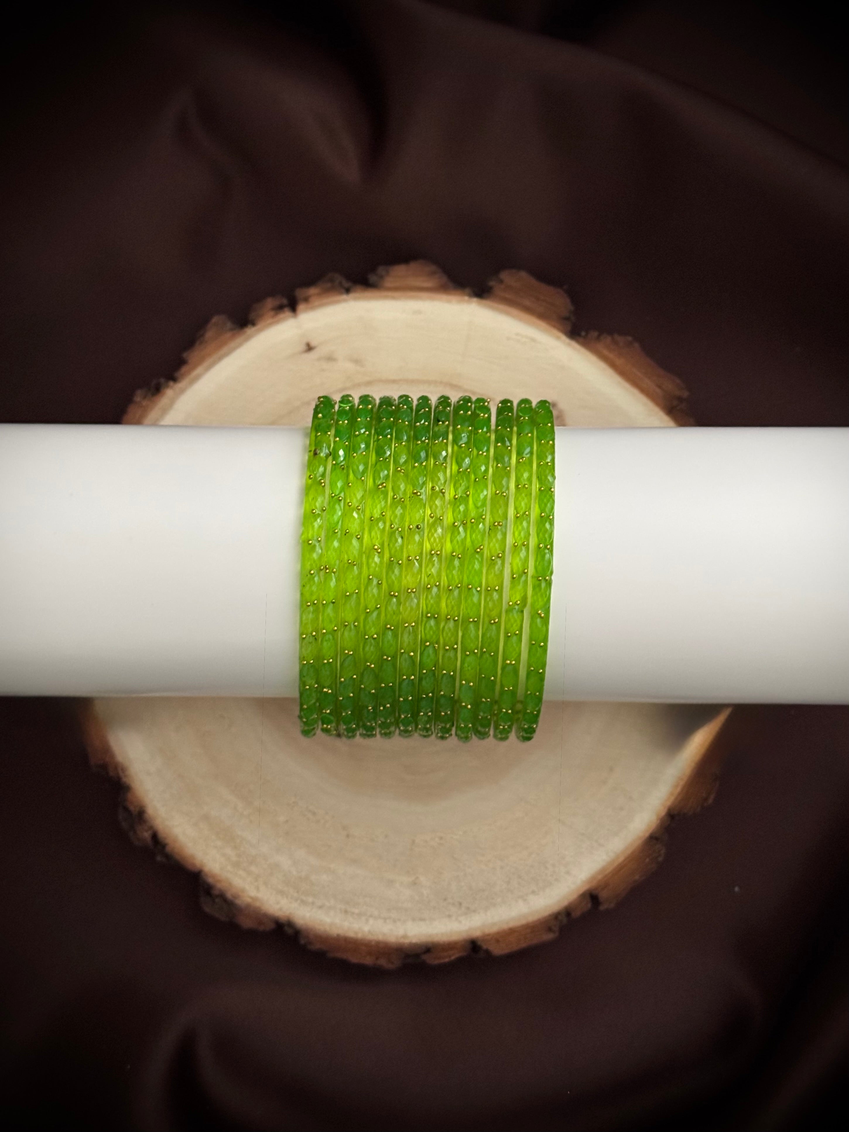 Raindrop Glass Bangles