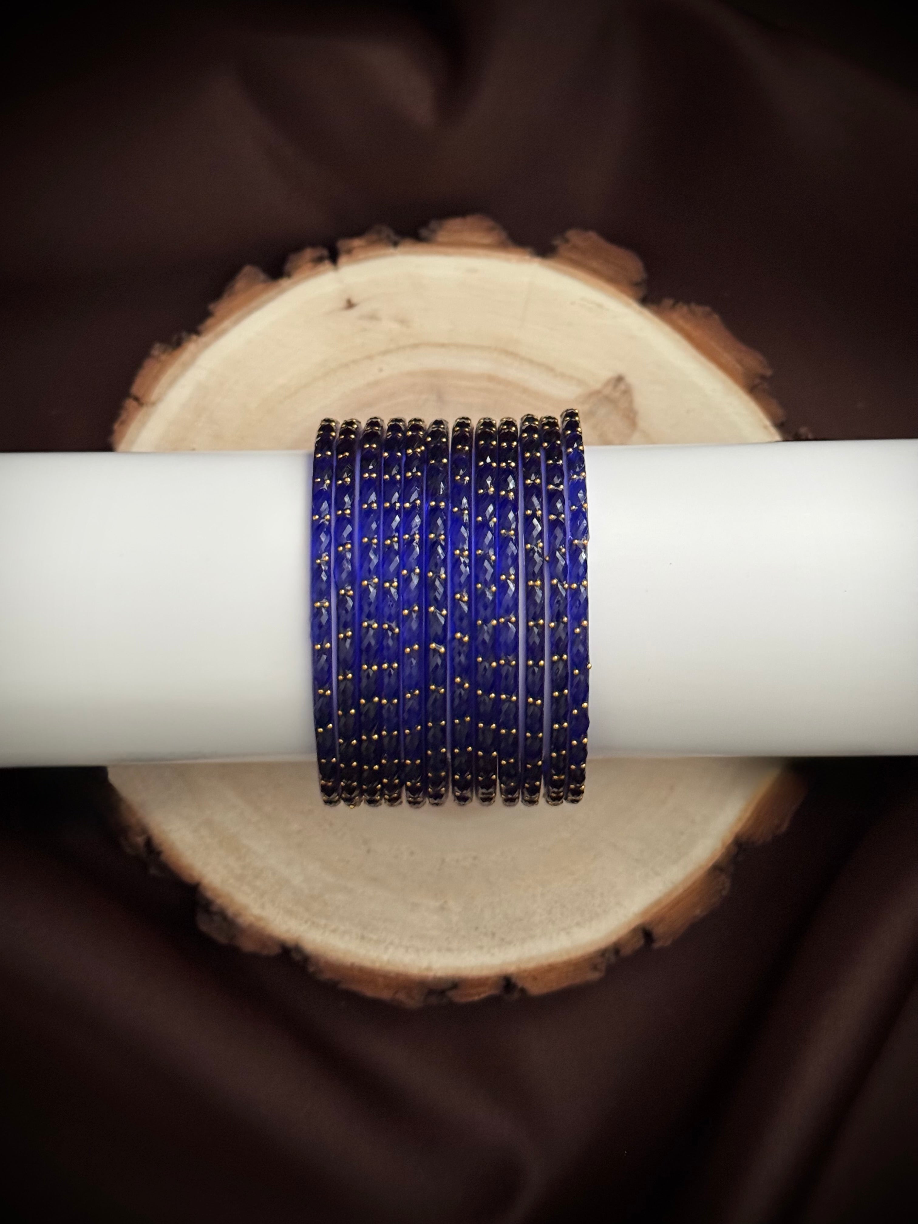 Raindrop Glass Bangles