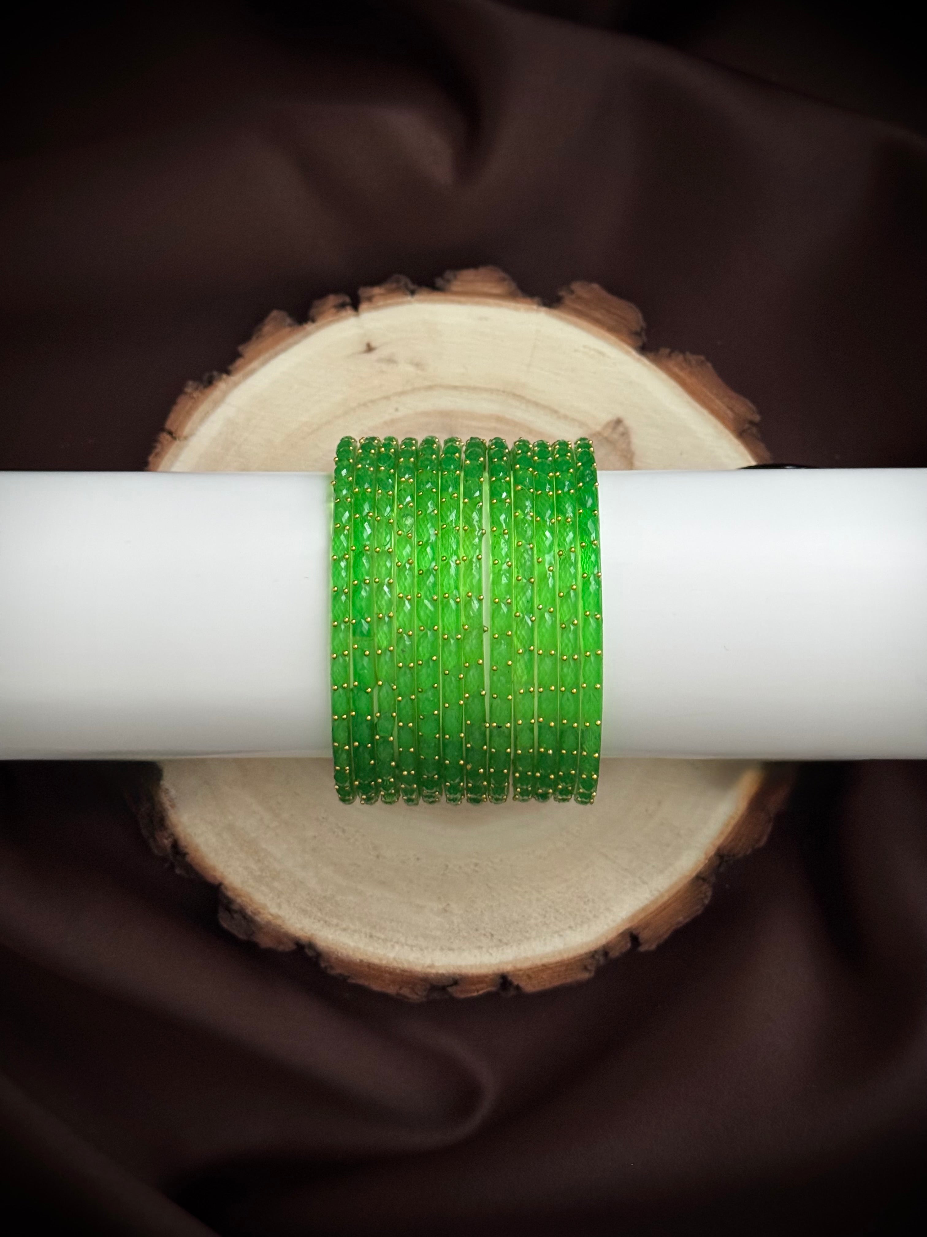 Raindrop Glass Bangles