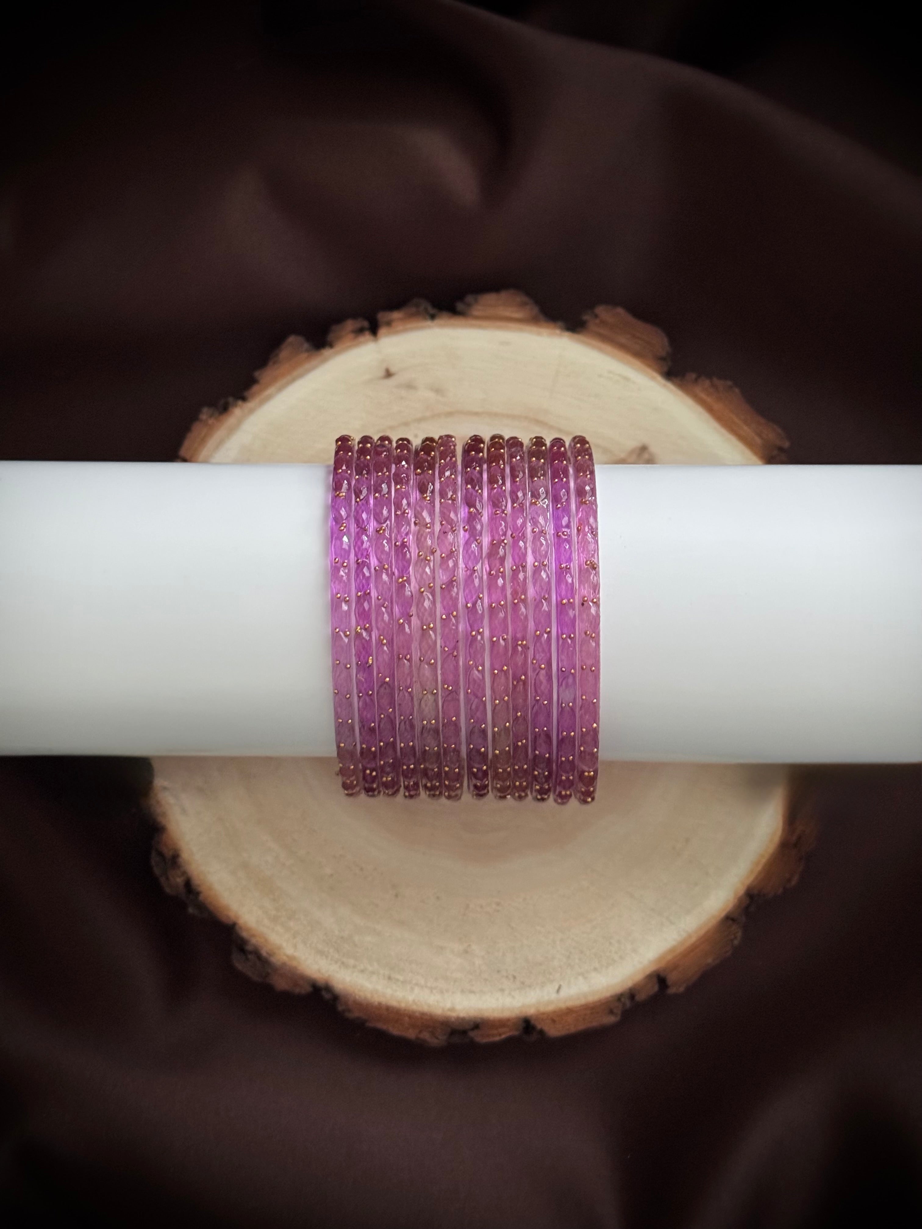 Raindrop Glass Bangles