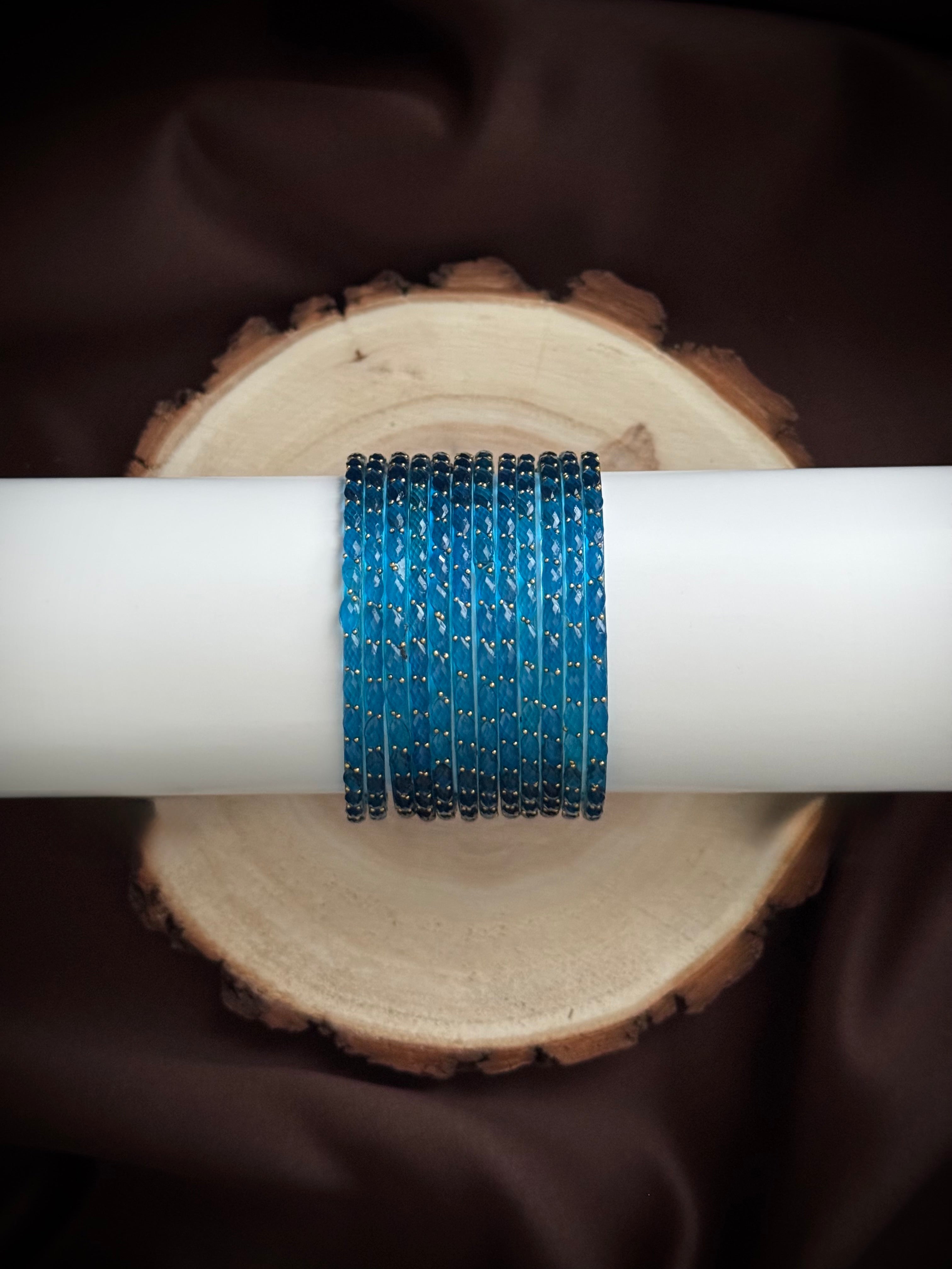 Raindrop Glass Bangles