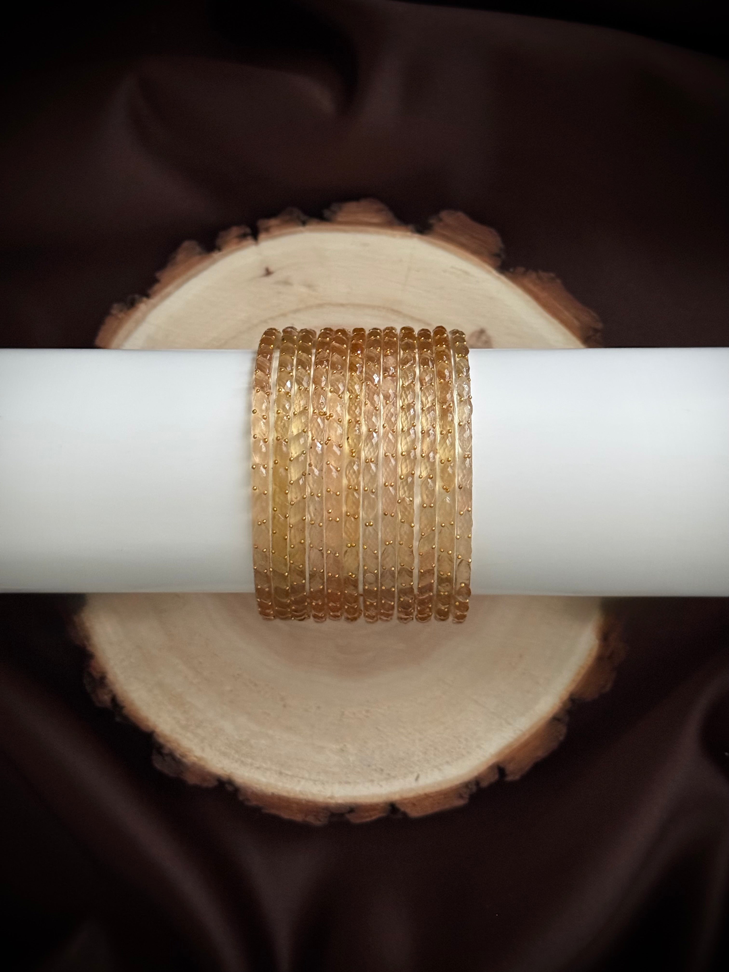 Raindrop Glass Bangles