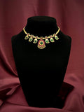 Manga Maala Green 3x3 Gold plated