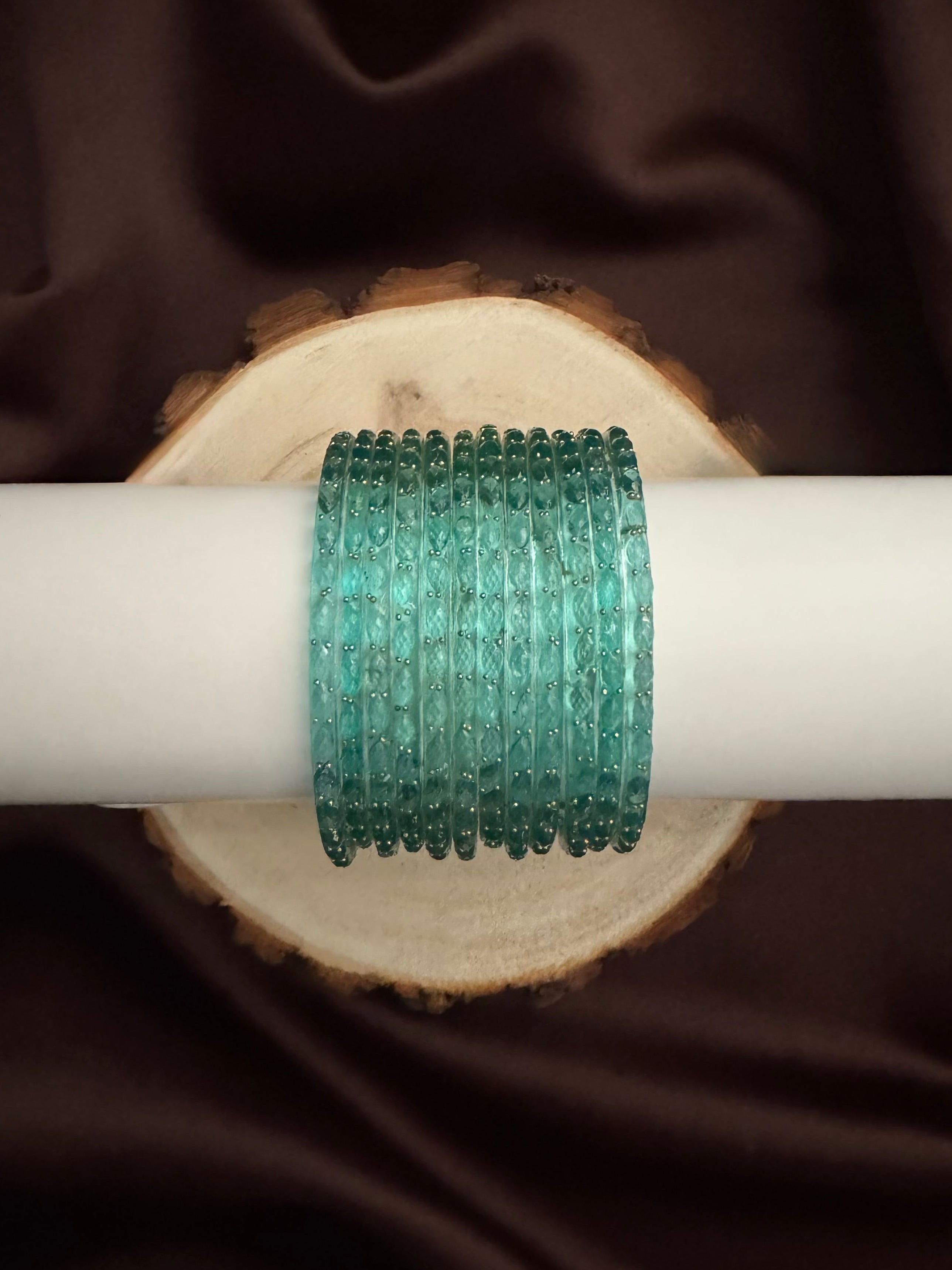 Raindrop Glass Bangles