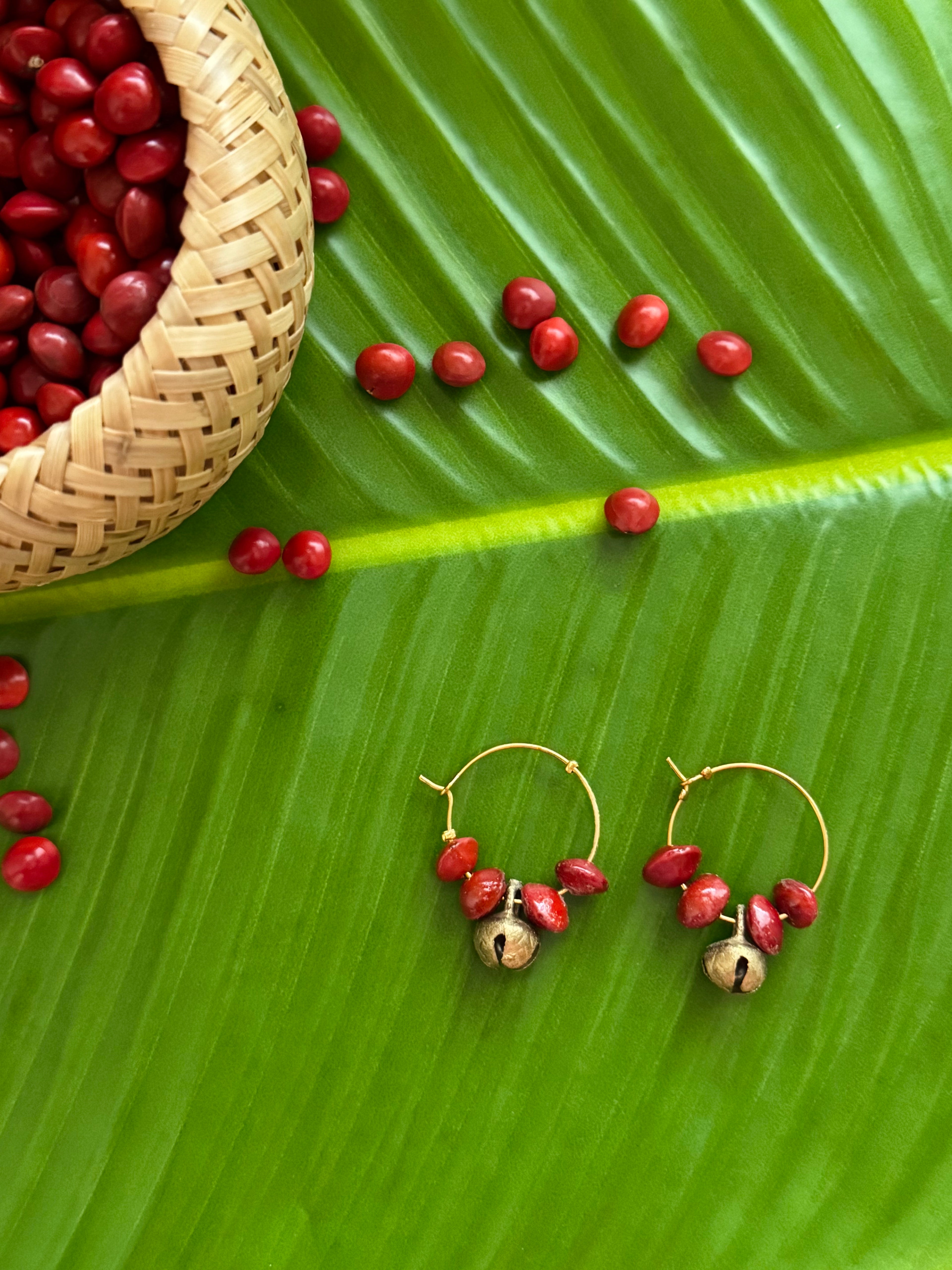 Manjadi chilanka earrings
