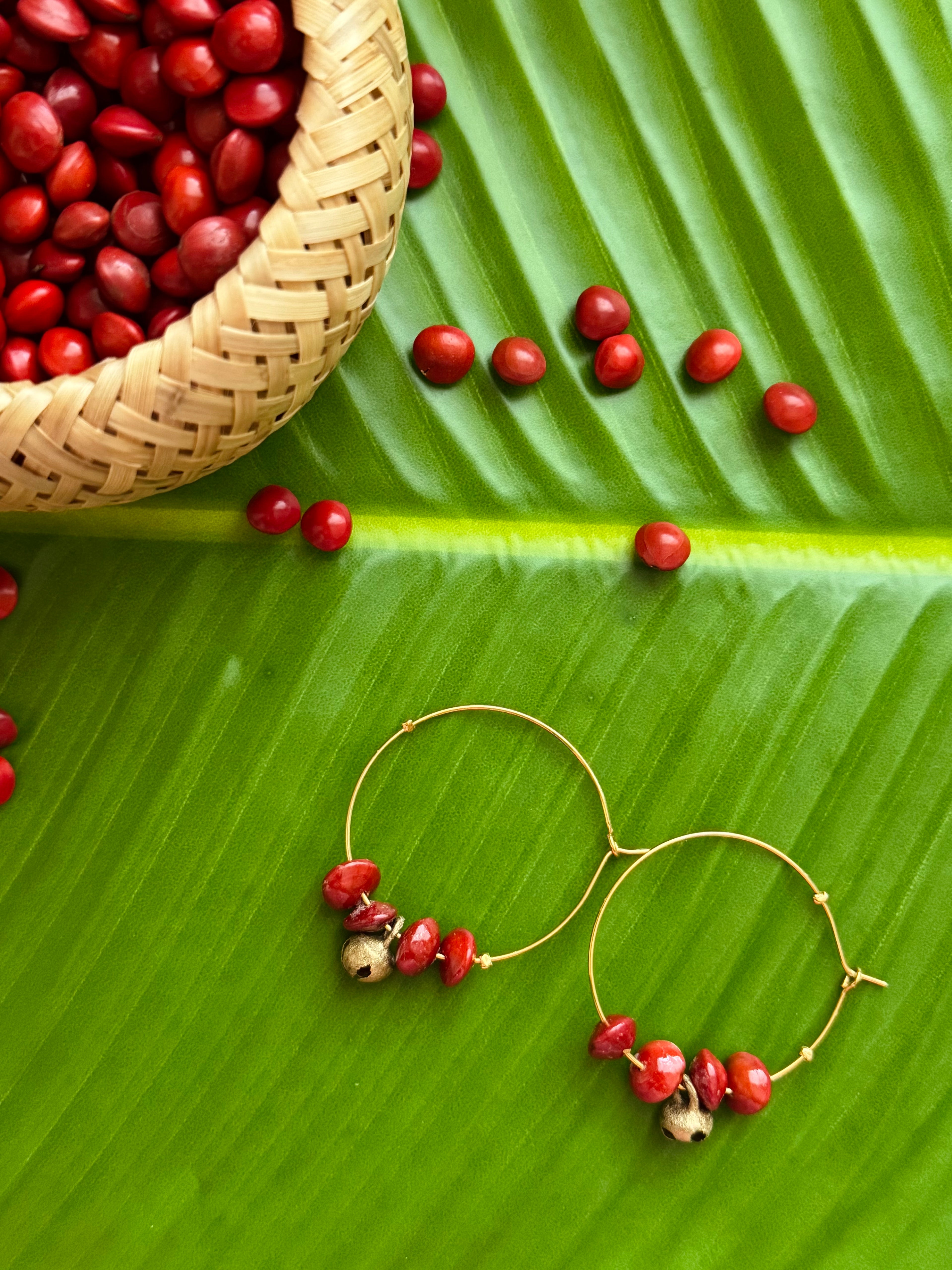 Manjadi chilanka earrings