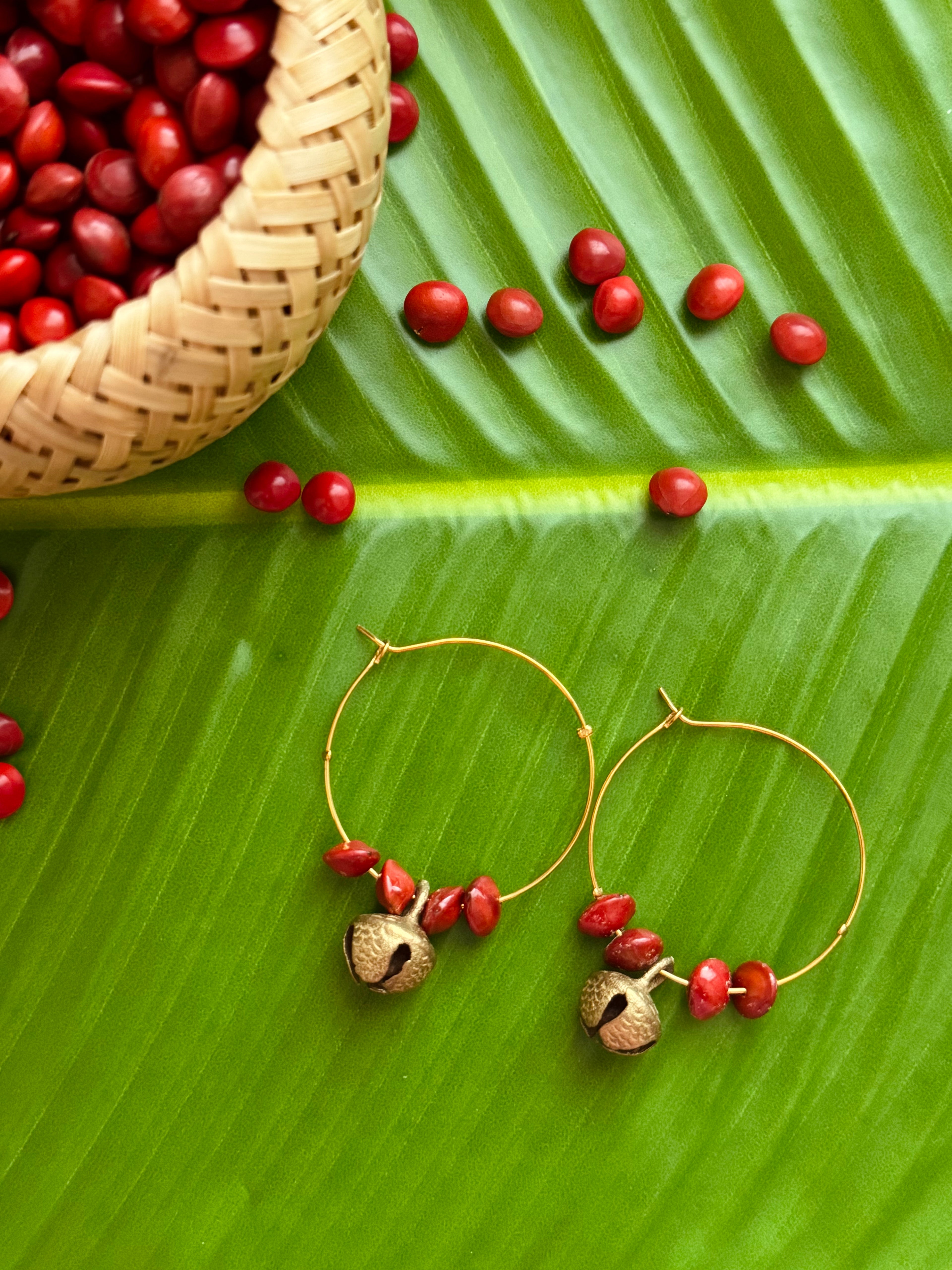 Manjadi chilanka earrings