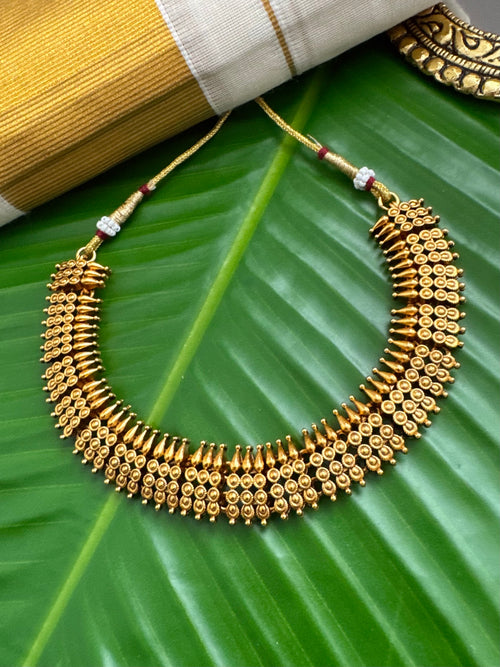 Antique finish necklace