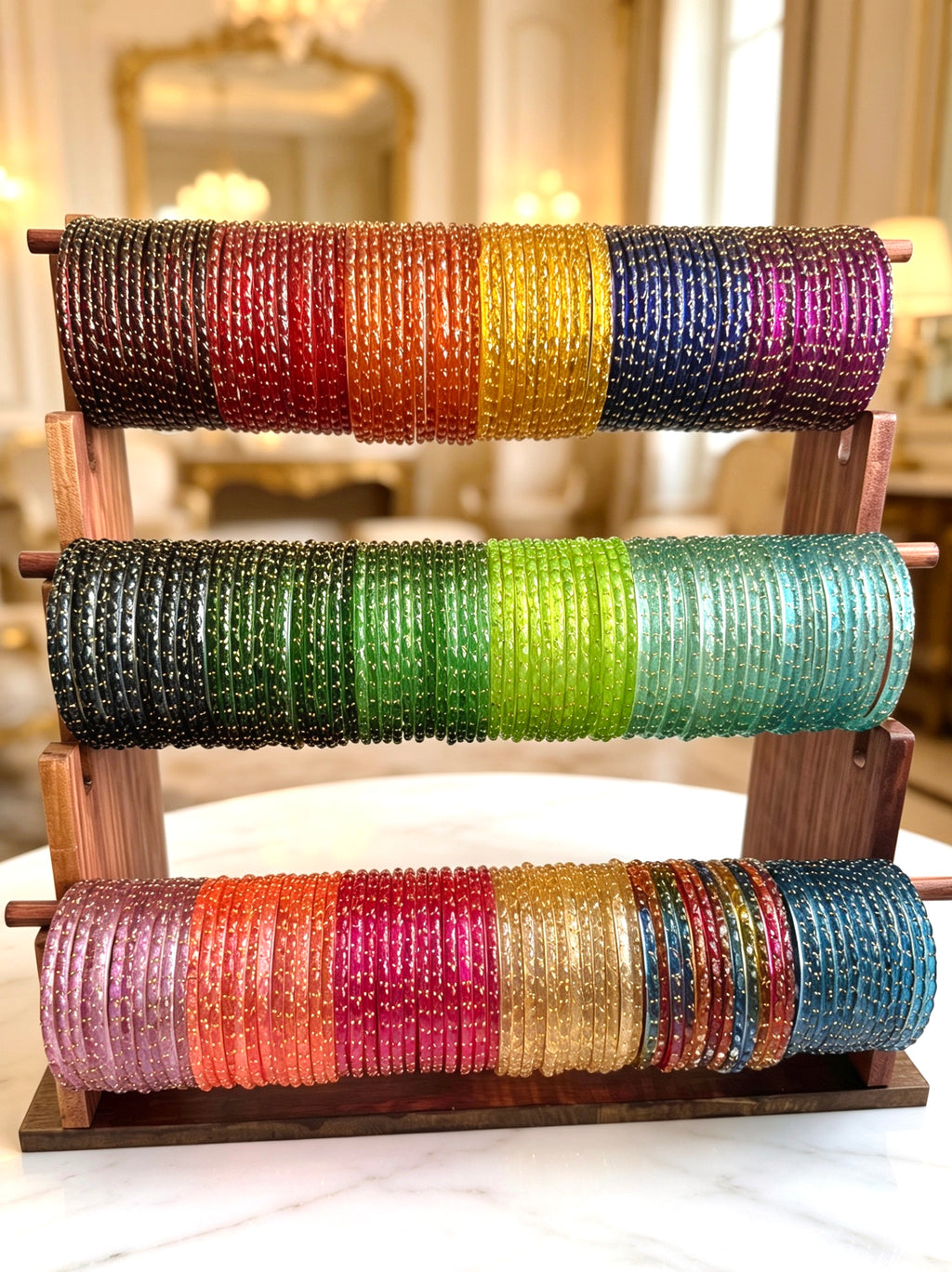 Raindrop Glass Bangles